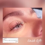 an eyelash lift